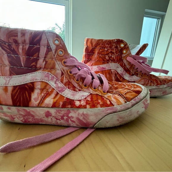 VANS Sk8-Hi 38 DX x Collina Strada Womens Shoes Orange Pink - Picture 6 of 8